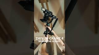 BTS Using Zhiyun Crane 4 for a Commercial #behindthescenes