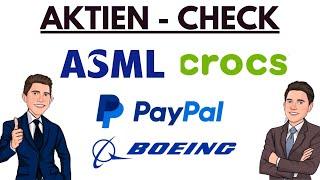 Boeing I ASML I Crocs I PayPal I Wer kommt in das Community-Aktien-Depot?