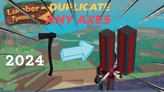 HOW TO DUPE AXE IN LUMBER TYCOON 2 | USING SCRIPT FOR MOBILE OR PC| UPDATED 2024