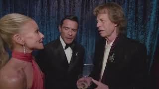 Mick Jagger With Kelly and Mark Backstage at the Oscars