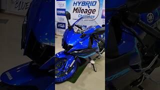 Shorts view New Yamaha R15 v4 in racing blue colour #bike #trending #yamaha #r15v4 #racingblue #2025