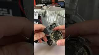 How to install the LED headlight H4 with projector lens?