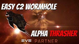 EVE Online: Crushing C2 wormholes with an alpha friendly Thrasher