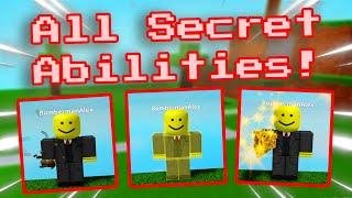 ALL SECRET ABILITIES! | Ability Wars