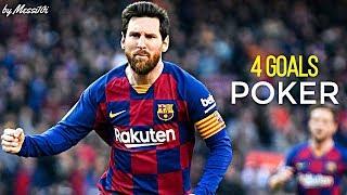 The Day Lionel Messi Scored His First 4 Goals (Poker) in 2020 || HD NEW