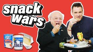 Danny DeVito & Colin Farrell Eat Irish And American Foods | Snack Wars | @LADbible