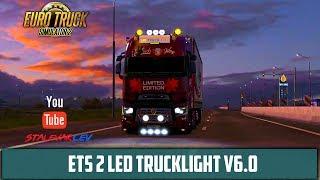 ETS 2 [1.35x] Mods Обзор LED Trucklight v6.0