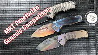 Medford Knife and Tool Praetorian Genesis Comparison Discussion