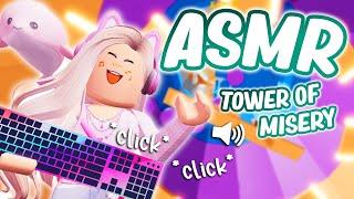 ROBLOX Tower of Misery but it's KEYBOARD ASMR!