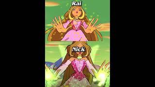 winx club - rai vs nick #shorts #winxclub