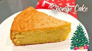 FLUFFY Sponge Cake Recipe- Episode 537 #spongecake #viralvideo #christmas #christmascake