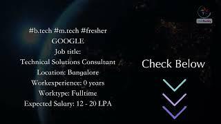 Technical Solutions Consultant (GOOGLE)