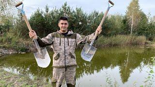 Как выкопать пруд своими руками. Копаем пруд на даче. Пруд на участке.