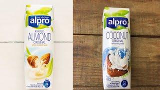 ОБЗОР РАСТИТЕЛЬНОГО МОЛОКА Alpro(АЛЬПРО)/МИНДАЛЬНОЕ И КОКОСОВОЕ ALPRO/ВЕГАНСКОЕ МОЛОКО/МОЖНО в ПОСТ!