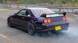 Modified Cars Arriving At Reading Japanese Meet! - August 2021
