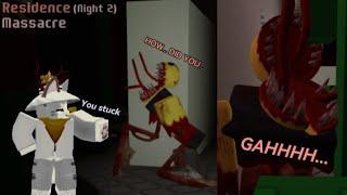 Roblox | Residence Massacre | How to make Larry Stuck in Night 2