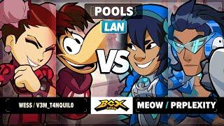 Wess & V3M_T4NQUIL0 vs meow & Prplexity - Pools - Brawlhalla World Championship 2024 - LAN 2v2