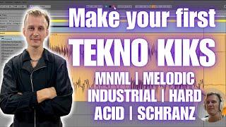 Techno kick drum tutorial | Ableton Live | Industrial, Schranz, Dark, Hard, Acid, Minimal, Melodic