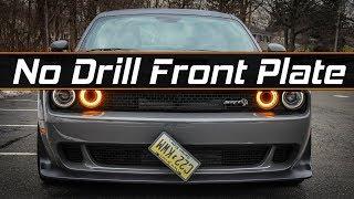 Challenger Hellcat No Drill Front Plate Install Sto-n-Sho