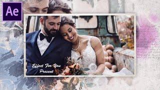 Romantic Wedding ink Slideshow in After Effects  | After Effects Tutorial