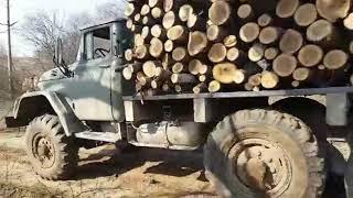 Zil 6x6 8.2 V8 Petrol Truck in the Woods of Osikovo Bulgaria