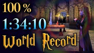 Harry Potter and the Philsopher's Stone PC 100% Speedrun World Record - 1:34:10