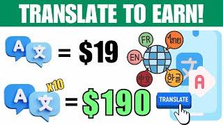  Get Paid $190 Typing On Google Translate | Make Money Online 2024