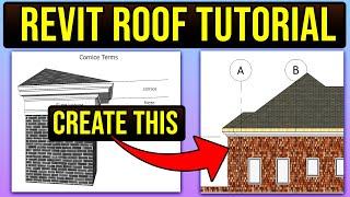 Revit Roof Design with Roof Cornice | Easy Guide For Beginners