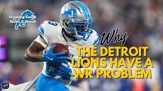 Why the Detroit Lions have a WR Problem | Penei Sewell Update & Lions News | Johnny Gaz Sports