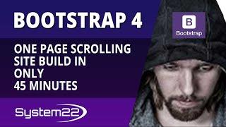 Bootstrap 4 One Page Scrolling Site Build In 45 Minutes