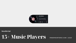 15+ JavaScript Music Players