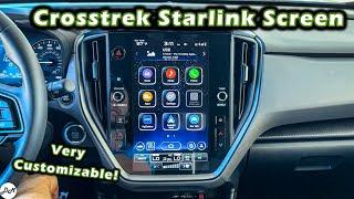 2024 Subaru Crosstrek – 11.6-inch Starlink Touchscreen Infotainment Review