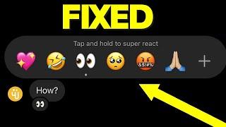 How To Fix Instagram Emoji Reaction Not Working Issue on Android