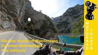 Durmitor Nationalpark | Höchster Pass Montenegro | Piva Schlucht | Motorradtour