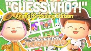 Guess Who? w/ PEACHIE LLAMA  | Playing a Chaotic Animal Crossing Villager Mini Game!