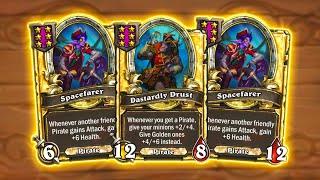 GOLDEN APM PIRATES | Hearthstone Battlegrounds