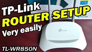 Tp-Link TL-WR850N 300Mbps Wireless N Speed Wi-Fi Router Setup