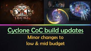 Cyclone CoC updates - low & mid budget