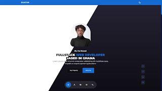 Responsive Personal Portfolio Website Tutorial using HTML CSS & JavaScript with Light Dark Theme