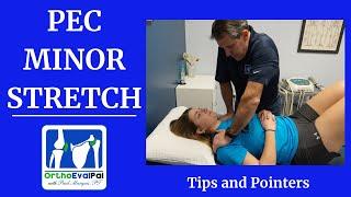 Pec Minor Stretch - Most Effective Stretch!