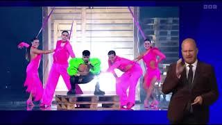 Käärijä - Cha Cha Cha (LIVE) | Finland  | Grand Final | and With Deaf  BSL Performer- BBC