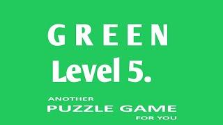 GREEN Level 5 Androidios Gameplay Walkthrough By Bart Bonte