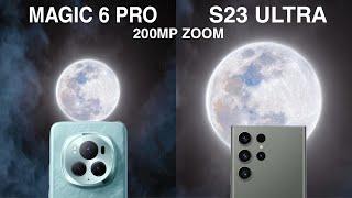 Honor Magic 6 Pro 100X Vs Samsung Galaxy S23 Ultra hands on Moon Zoom Test | 100X Vs 100X