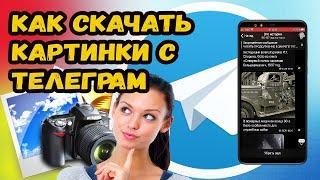 КАК СКАЧАТЬ КАРТИНКУ В ТЕЛЕГРАМЕ?