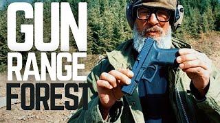 Public GUN RANGE in FOREST #tactical #edc #survivalskills