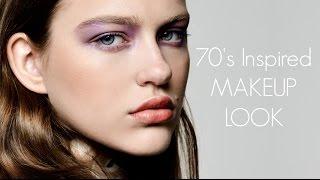 МАКИЯЖ для съемки в духе 70х / 70s inspired Fashion Editorial Makeup Look {tutorial}