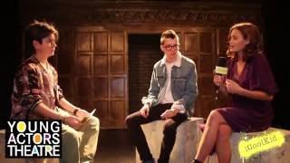 Asa Butterfield and Ella Purnell Interview at Young Actors Theatre Islington