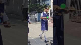 Class 5 Game Round 2 Balancing ball on Exam Pad and Run #childrendaygames
