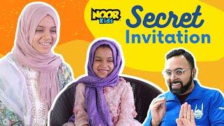 SECRET INVITE?! Islamic Stories for Kids | Noor Kids | Maryam Masud & Fatima Masud