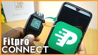 How to CONNECT FitPro Watch To Phone || Install Fitpro App